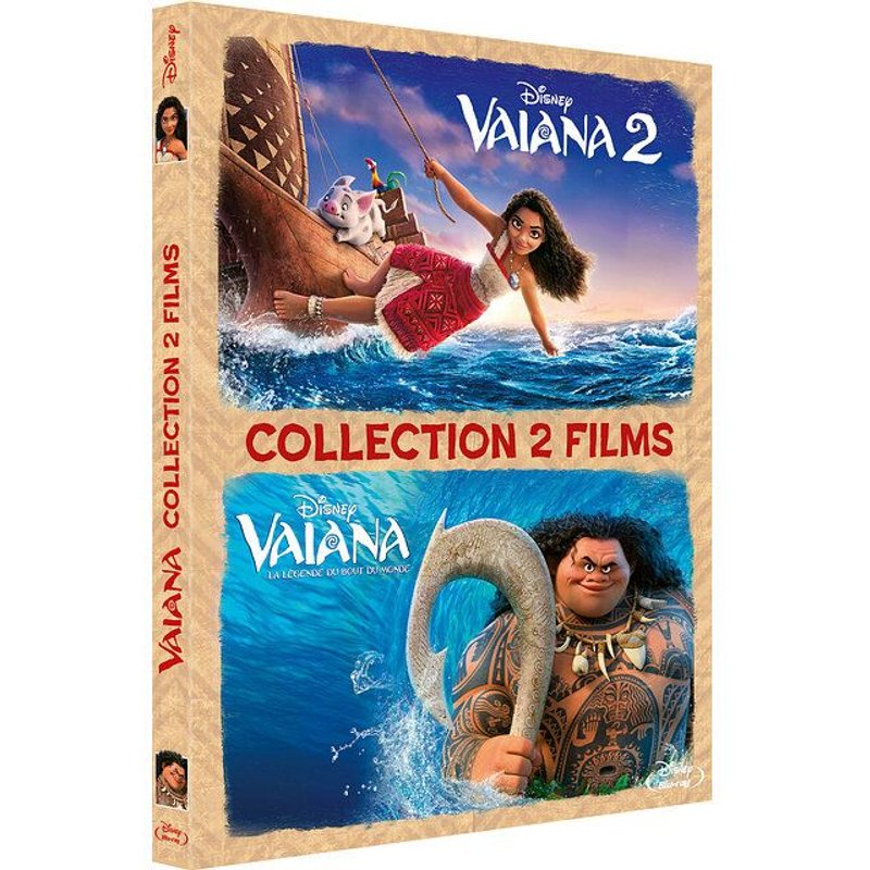 Vaiana, La Légende Du Bout Du Monde + Vaiana 2 - Blu-Ray