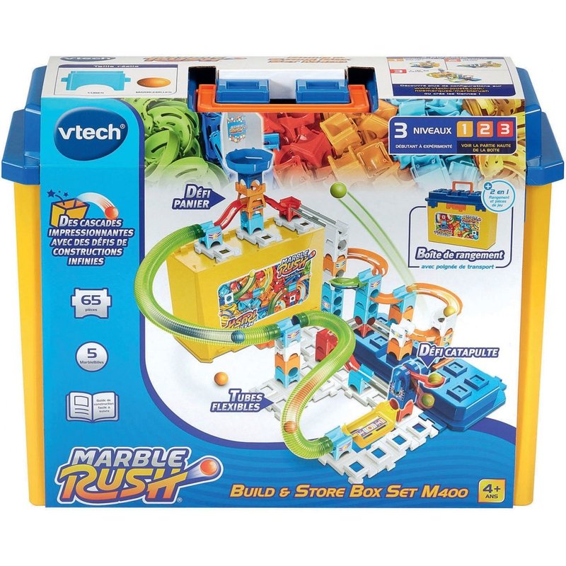 Vtech Marble Rush - Build & Store Box Set M400