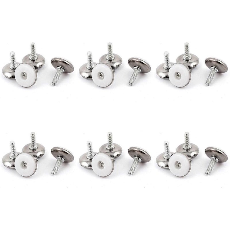 Meubles Vis Réglable Sur Patinage Pied De Nivellement Pieds M6x20mm 24 Pcs