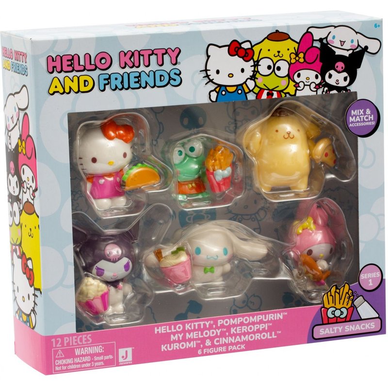HELLO KITTY Hello Kitty - Coffret de 6 Personnages de 5 cm
