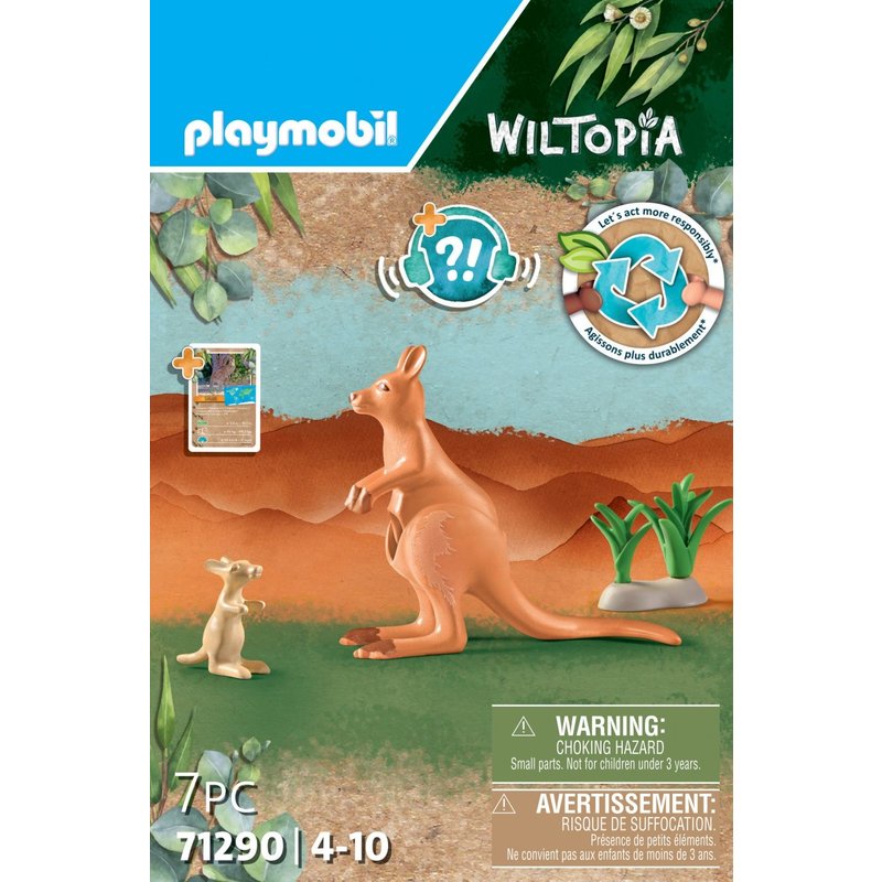 Playmobil Wiltopia 71290 - Kangourou Et Bébé