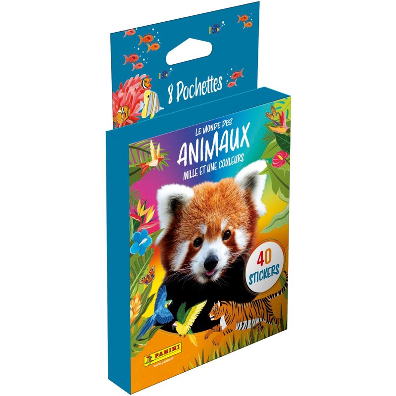 Stickers Animaux 2025 Blister 8 Pochettes