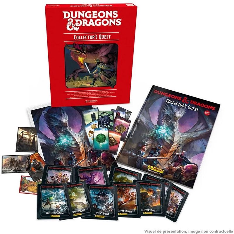 Stickers Dungeons & Dragons Monocouvette (1 Album Hardcover + 10 Pbb + 1 Lito)