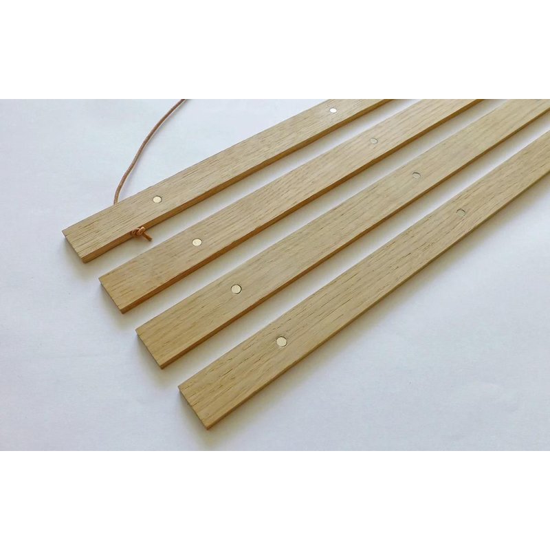 Porte affiche magnétique / bois de chêne - Suspension de poster en bois