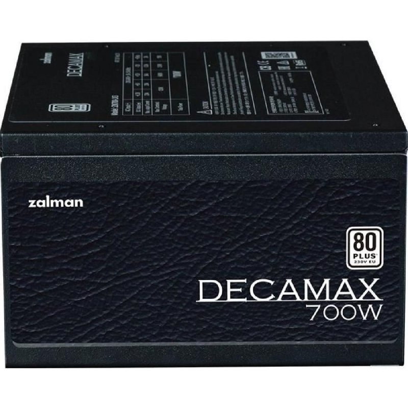Alimentation PC - ZALMAN - DecaMax 700W - 80Plus - Non modulaire - Ventilateur 120mm - Noir