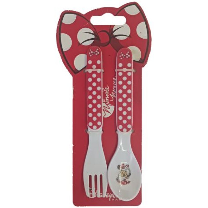 Disney Couvert En Plastique Minnie Pour Bébé