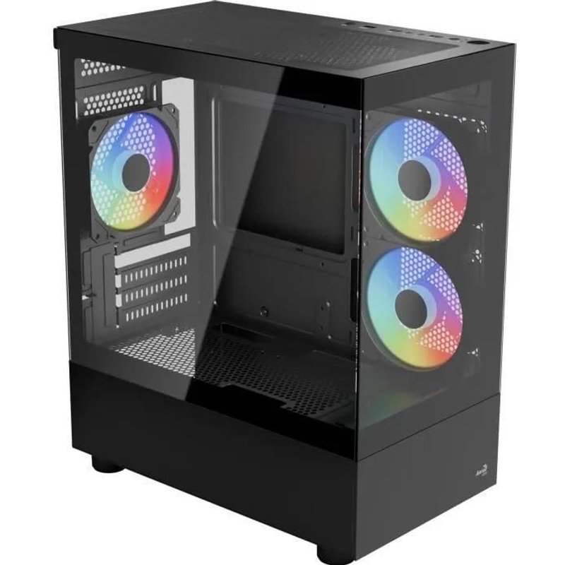Boîtier PC - AEROCOOL - Viewport Mini-G V1 - Mini tour - M-ATX - Verre trempé - F-RGB - Noir
