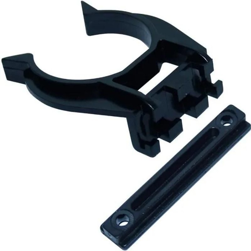 Clip De Plinthe - Meuble - Ø28mm - Plastique - Fixation À Visser - Noir