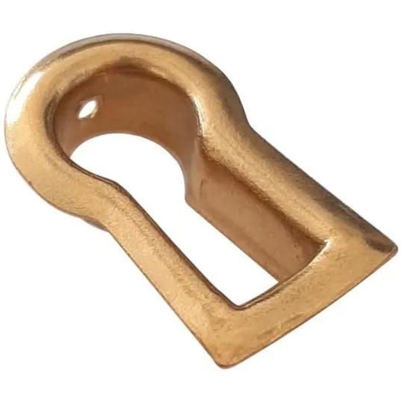 Entrée De Clé - Vintage - Laiton Doré - Encastrable - Style Rustique - Restauration Meuble Ancien