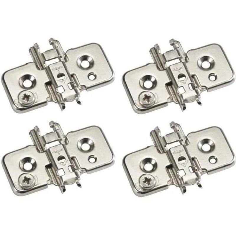 Embase en croix - Blum - 173H7100 - Acier - Hauteur 8 mm - Clip Top