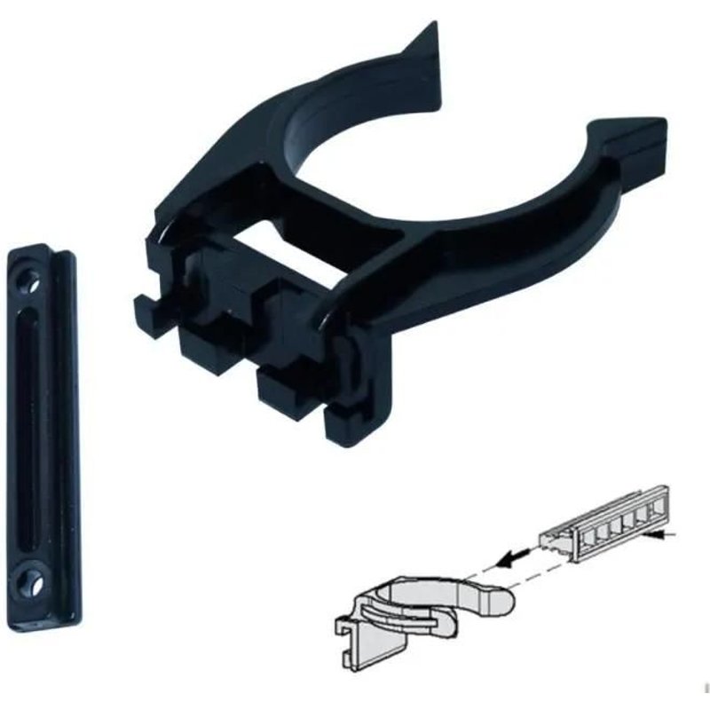 Clip Pour Plinthe Pied Ø34mm A Visser Meuble Cuisine Plastique