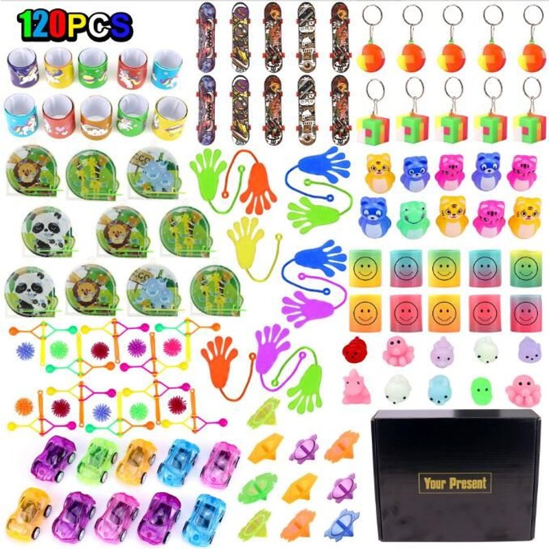 120 Pièces Assortiment Jouets Pour Enfants, Pour Enfants Party Favors Set Anniversaire, Récompenses De Classe, Pour Les Garçons Et Les Filles