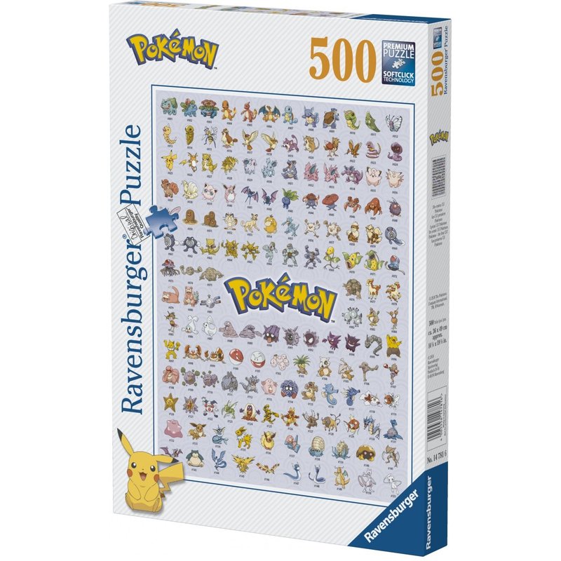 Puzzle Puzzle 500 P - Pokédex Première Génération / Pokémon