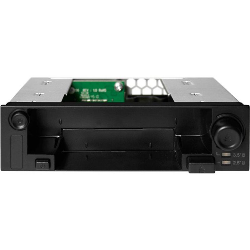 Cremax ICY Dock DuoSwap MB971SP-B - Compartiment pour lecteur de support de stockage - 2.5", 3.5" - noir