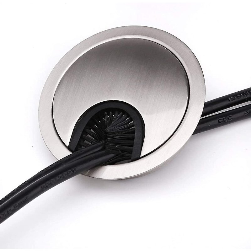 60mm Table De Bureau Grommet Câble Rangements De Bureau Capuchons De Bureau Surface Port Hole Covers