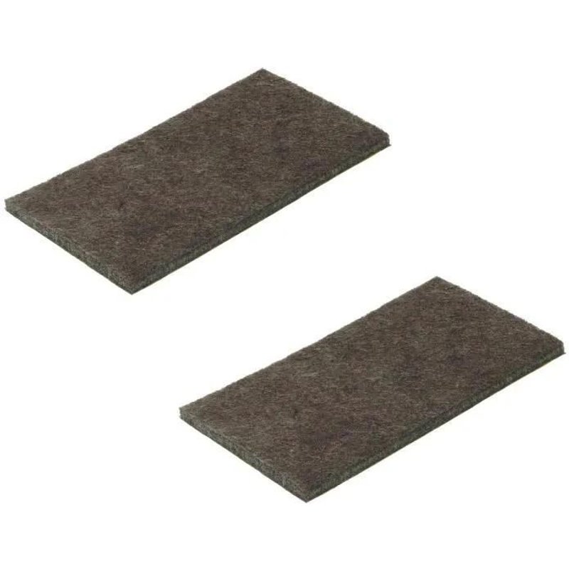 Patin Feutre - Non spécifié - 100x50mm - Marron - Adhésif - Protecteur