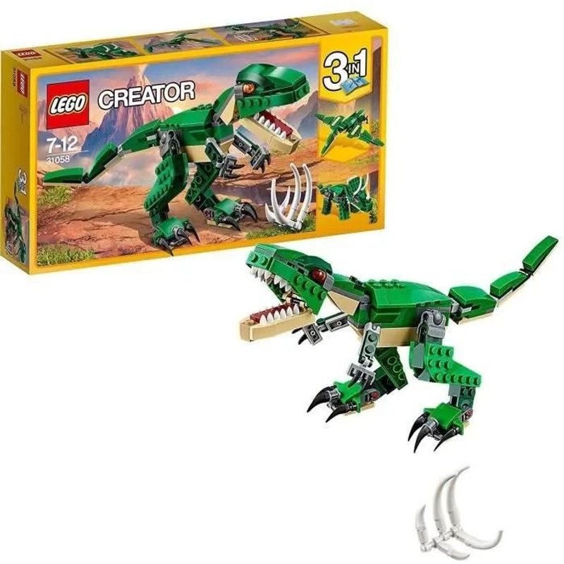 Jeu De Construction - LEGO - 31058 - Dinosaure Féroce - 3-en-1 - 174 pièces