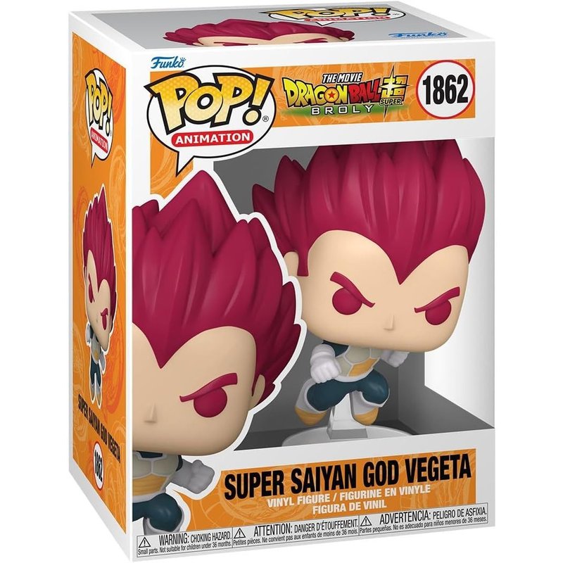 Figurine Funko Pop Animation Dragon Ball Super Broly Super Saiyen God Vegeta