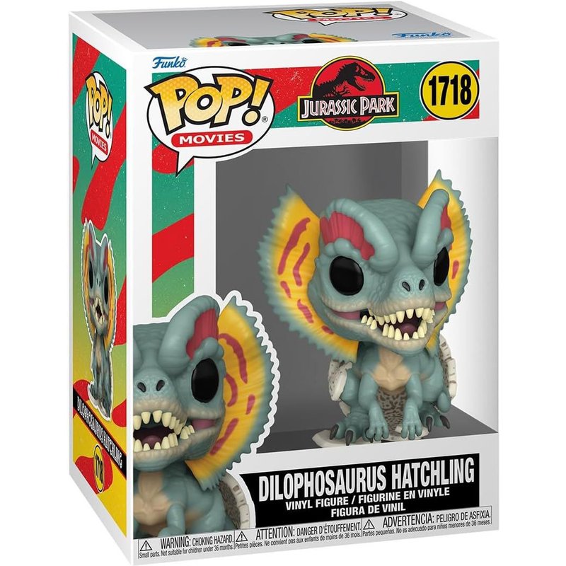 Jurassic Park Hatchling - Figurine Pop! Dilophosaurus 9 Cm
