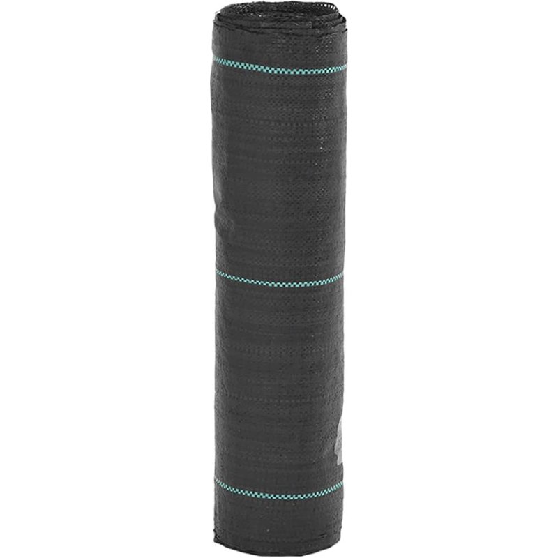 vidaXL Membrane anti-mauvaises herbes noir 0,5x150 m PP