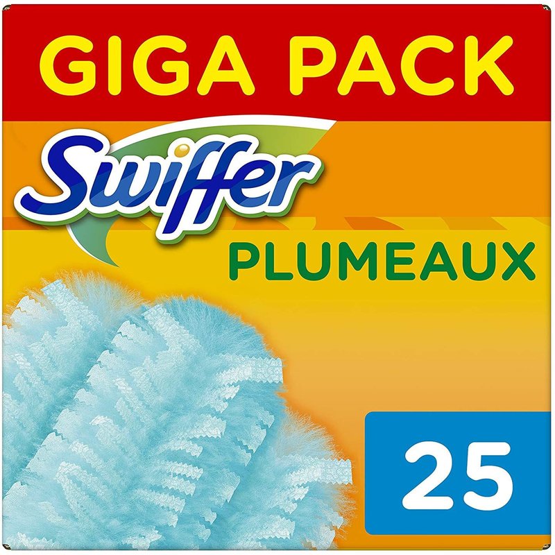 Swiffer - Recharges pour Plumeau Attrape-Poussière Duster - 25 plumeaux (5x5)