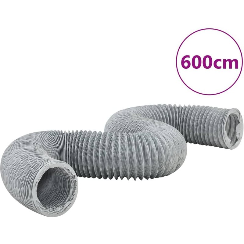 Vidaxl Conduit D'échappement Pvc 6 M Ø12,5 Cm