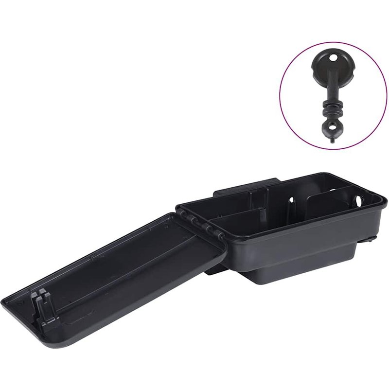 Vidaxl Pièges À Souris 6 Pcs Noir 22x12,5x7,5 Cm