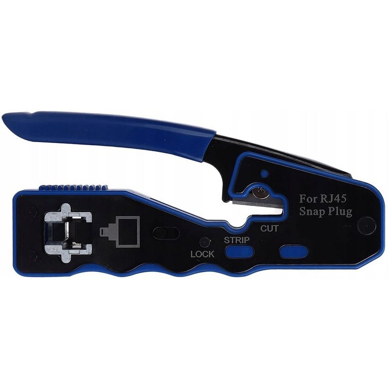 Pince à sertir manuelle 8P Outil de sertissage à tête en cristal HR