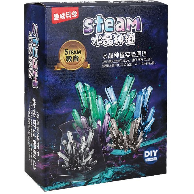 Kit De Science Diy Pour La Culture De Cristaux, Experience Amusante Pour La Communication Parent-Enfant, Experience Chimique, Principe De Cristallisation