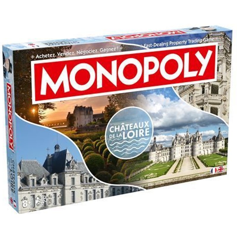 Jeu Classique Winning Moves Monopoly Châteaux De La Loire
