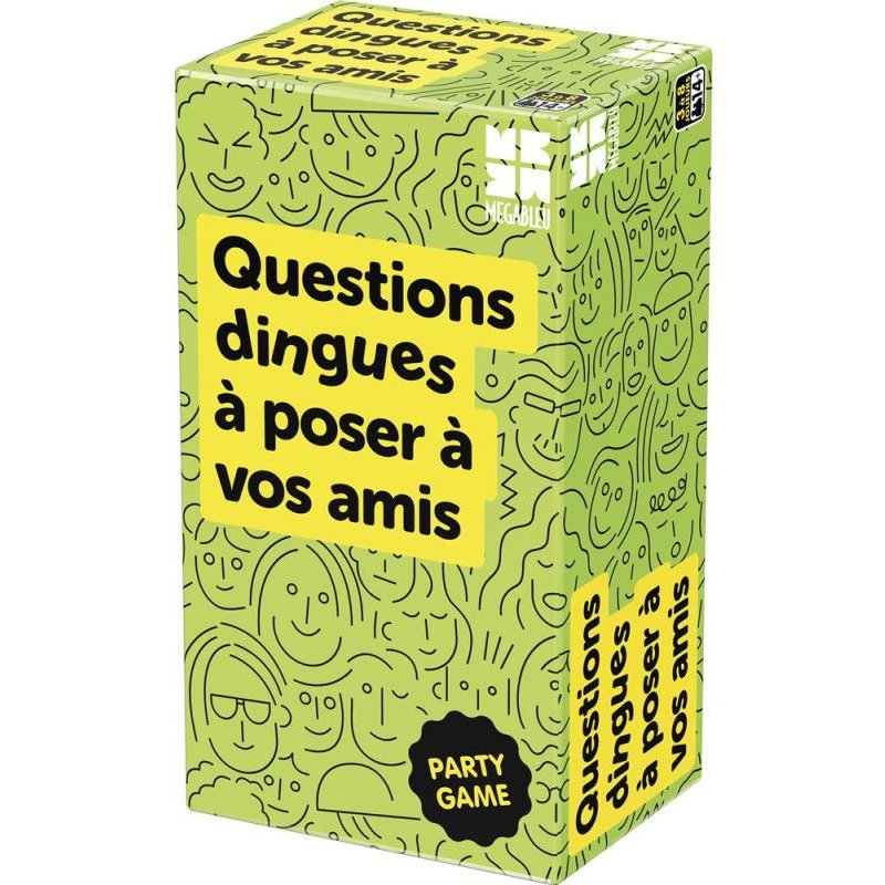 Jeu D'ambiance Megableu Questions Dingues À Poser À Vos Amis