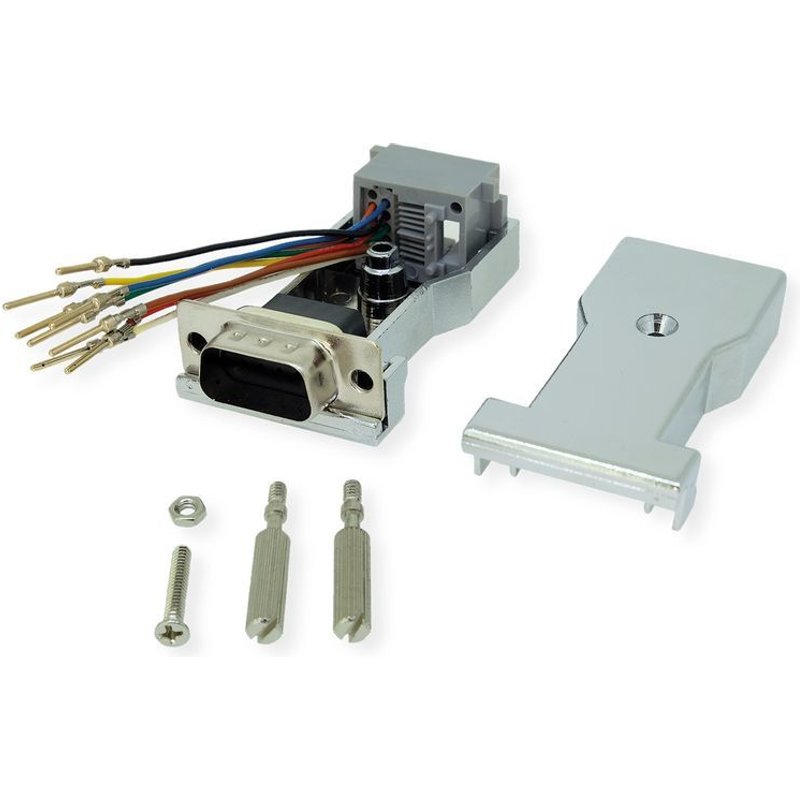 Roline Adaptateur Db9 M / Rj45 F, 8p 8c