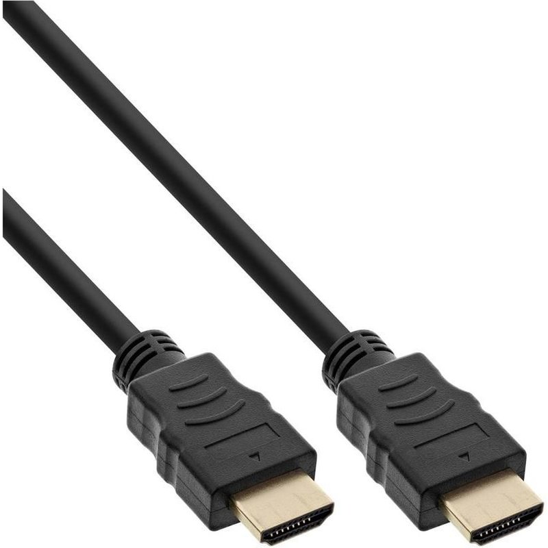 InLine Premium - Câble HDMI avec Ethernet - HDMI mâle pour HDMI mâle - 3 m - triple blindage - noir - support 4K
