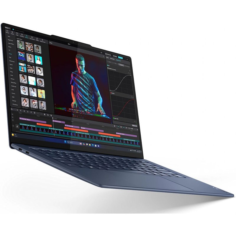 Lenovo Yoga Slim 7 14Q8X9 83ED Copilot+ - Snapdragon X Elite X1E-78-100 32 Go RAM 1 To SSD Bleu AZERTY