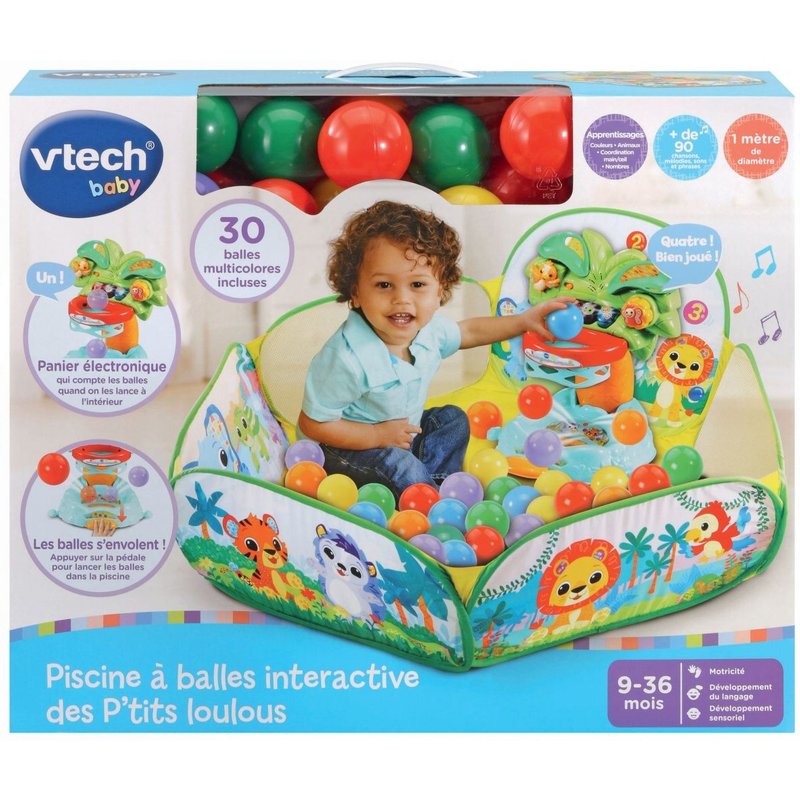 VTECH BABY PISCINE Ă BALLES INTERACTIVE DES P'TITS LOULOUS
