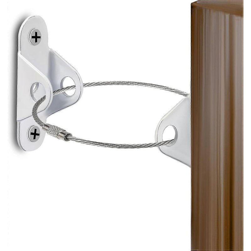 6pcs Ancrages De Meubles Pour La Sécurité Des Bébés, Sangles De Meubles Anti-Basculement En Métal