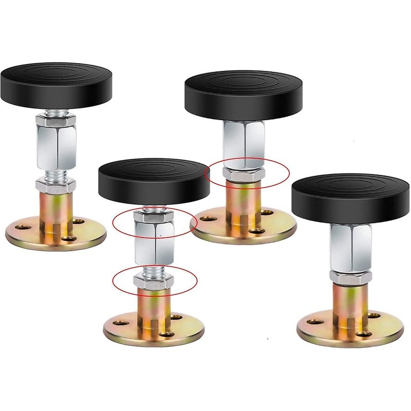 4 Pcs Bed Frame Anti-Shake Tool Avec Anti-Shake Hex Nut, Protégez Votre Lit, 1.1in