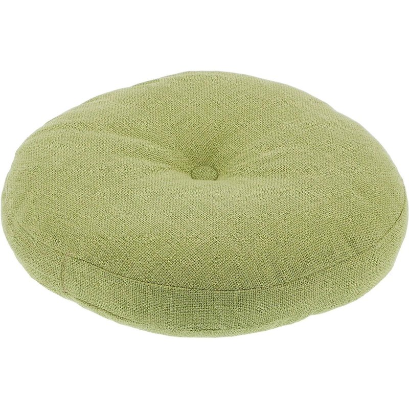 Coussin Rond Épais Durable Léger Coton Tissu Lin Art Pouf Lavable Amovible