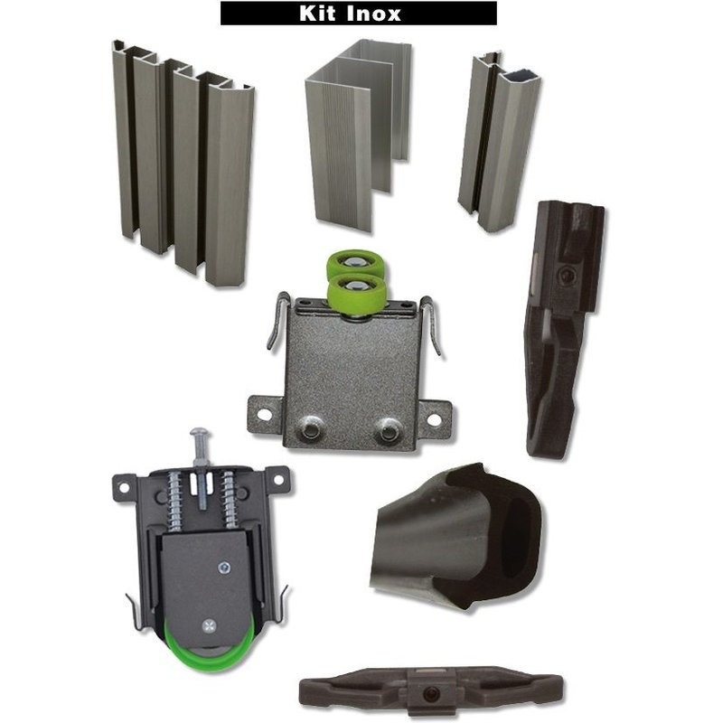 Kit STD Small DUVAL BILCOCQ - hauteur 2500 mm - longueur 3000 mm - inox brossé - 73-0016-K133