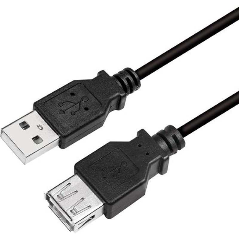 LogiLink Rallonge USB 2.0, 3,0 m, noir