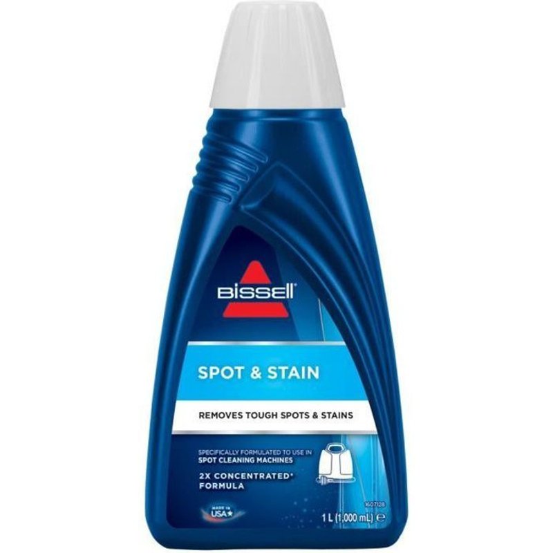 Détergent Spot & stain 1L pour Nettoyeur Vapeur Bissell SpotClean Professional