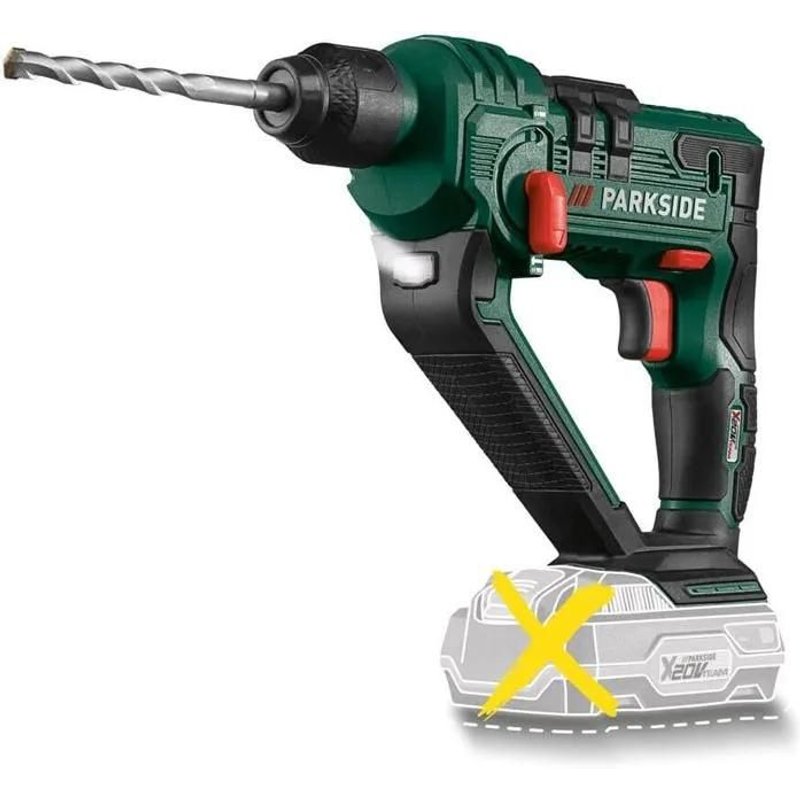 X20Vteam Batterie Marteau Perforateur Pabh 20-Li B2 (Batterie Et Chargeur Vendus Séparément)