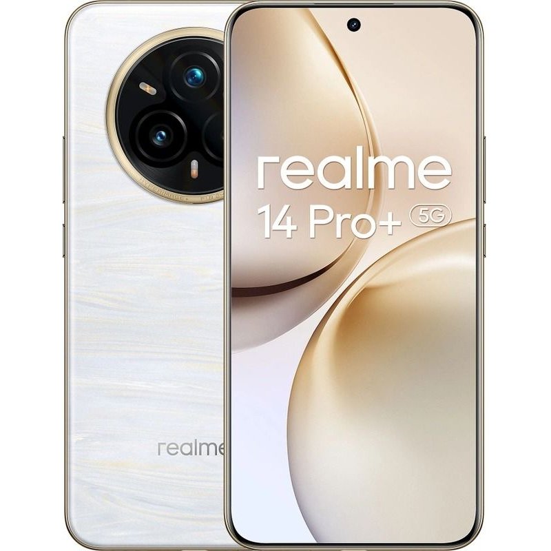 Realme 14 Pro+ 5G Dual-SIM 256 Go Blanc Perle