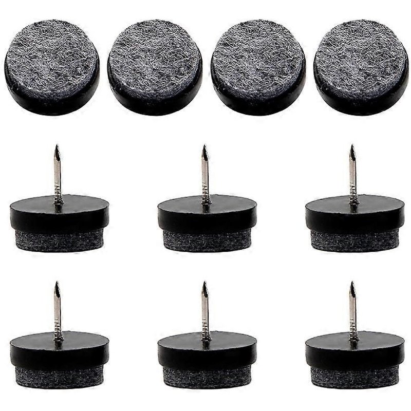 10 Pcs/Set 22mm Chaise Table Meubles Jambe Inférieure Pieds Pad Réduction Du Bruit Protecteur De Sol Clou