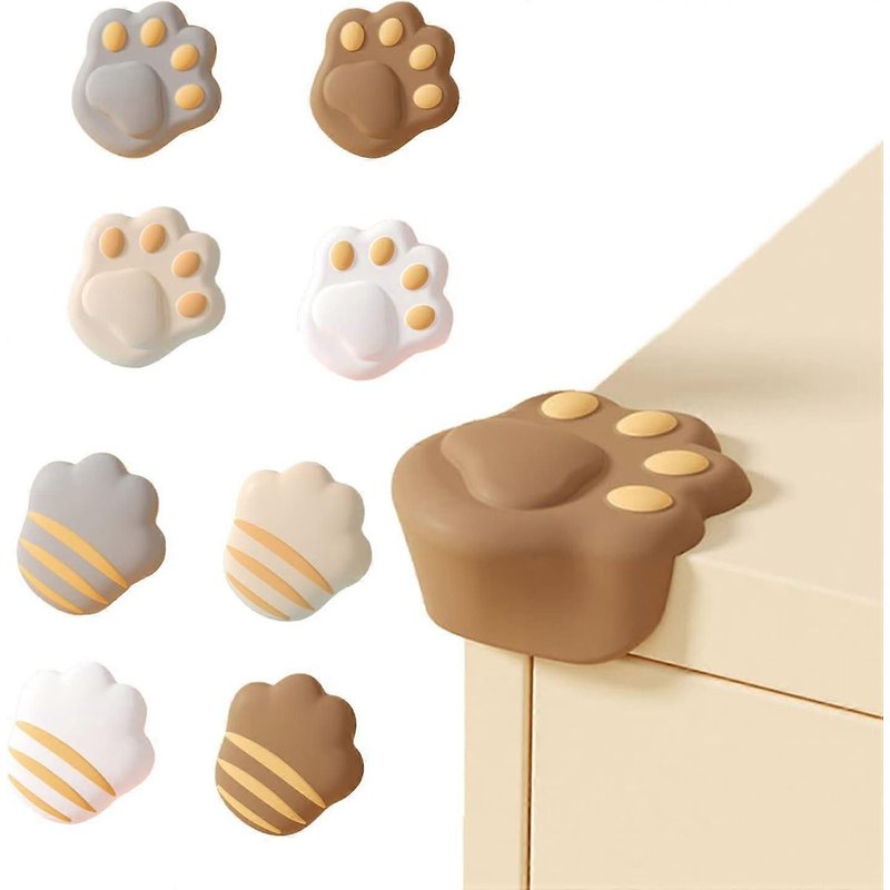 Protecteur D'angle De Bureau Pour Bébé, 8 Pièces De Protecteur D'angle À L¿Épreuve Des Bébés, Protecteur D'angle De Bureau En Silicone Meilleur Protecteur D'angle À L¿Épreuve Des Enfants (Griffe)