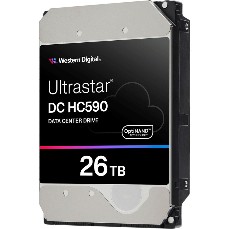Western Digital 26TB Ultrastar DC HC590 Data Center - SAS SE Internal Hard Drive - 0F59375