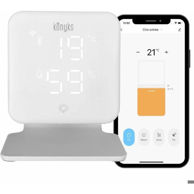 Thermostat Wi-Fi pour Pompes a Chaleur et Climatiseurs