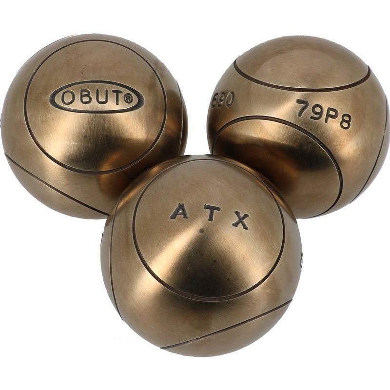 Boules De Pétanque Obut Boules De Pétanque Obut Atx Competition 174mm Argent Métalisé 680g