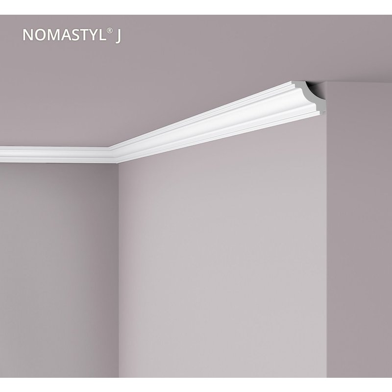 NMC J-box-10 NOMASTYL Noel Marquet 1 carton 10 pièces Corniche design intemporel classique blanc 20 m