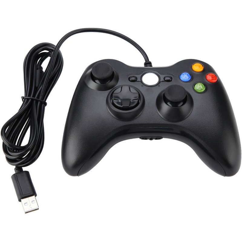 Manette De Jeu Filaire Avec Port Usb, ContrôLeur De Jeu, Joystick, PoignéE De Jeu Pour Xbox 360